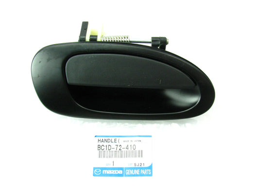 New Rear Right Exterior Door Handle Black For 1995-1996 Mazda Protege BC1D72410