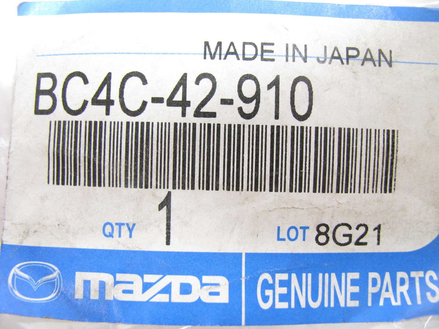 NEW GENUINE OEM Mazda BC4C-42-910 Emission Check Valve