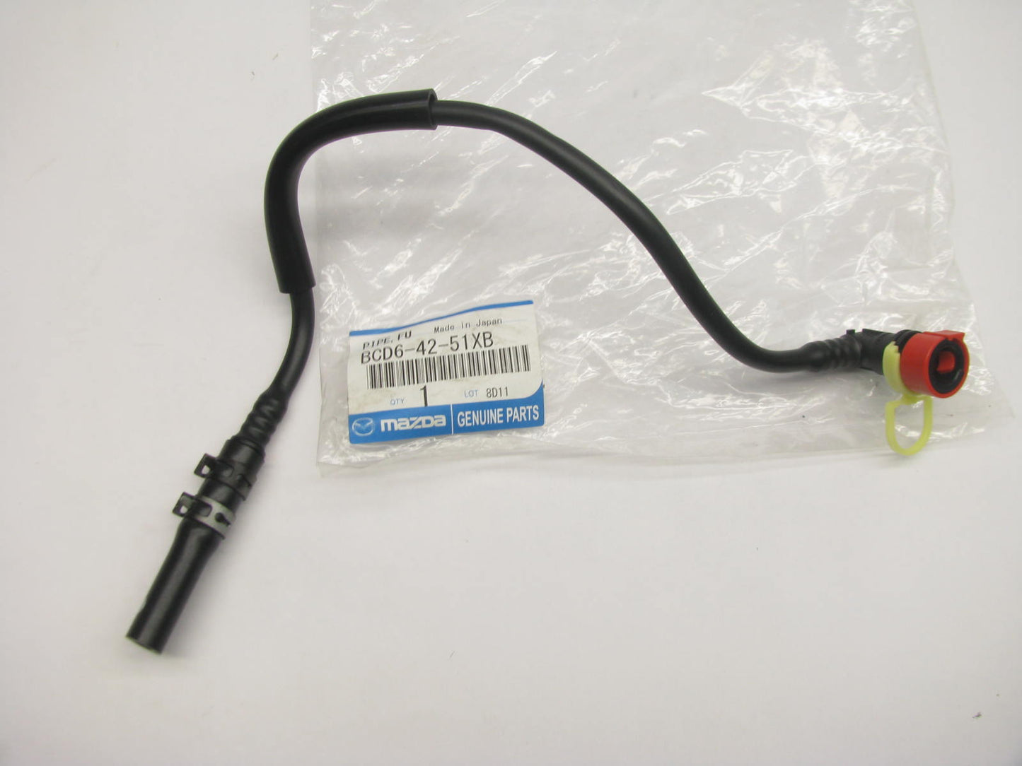 NEW - OEM Mazda BCD6-42-51XB Fuel Tank Canister Hose Pipe 2010-2013 3