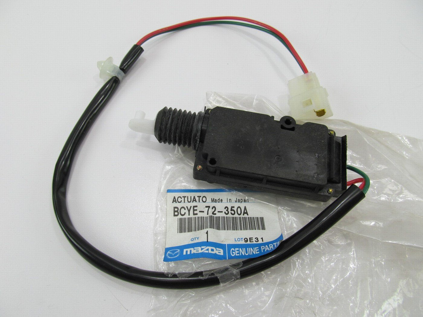 NEW - OEM Mazda BCYE72350A Rear Door Lock Actuator For 1997-1998 Protege