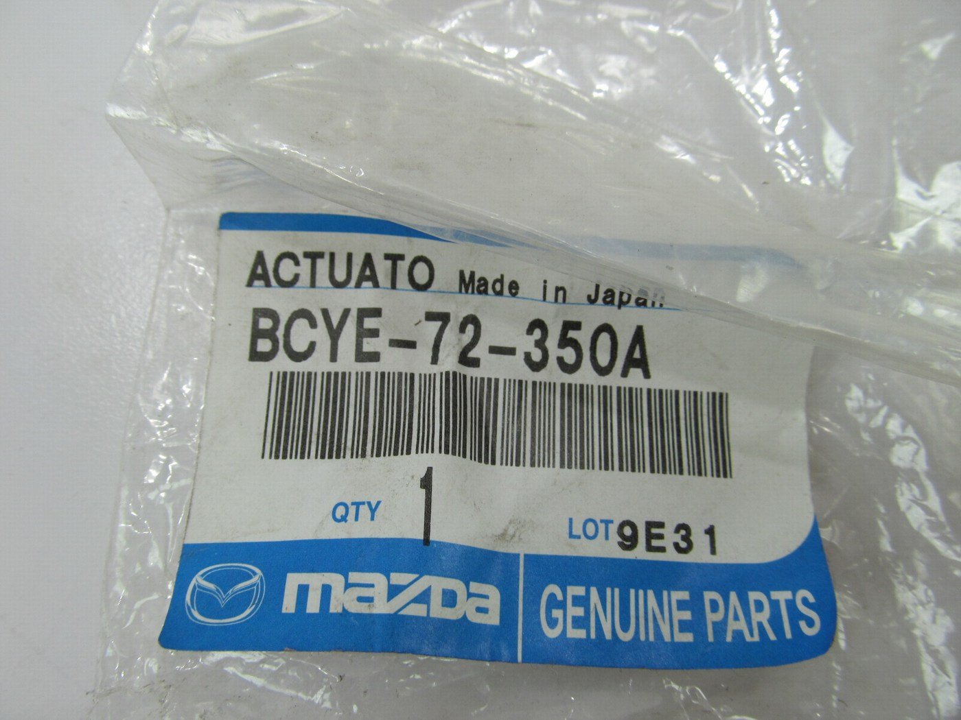 NEW - OEM Mazda BCYE72350A Rear Door Lock Actuator For 1997-1998 Protege