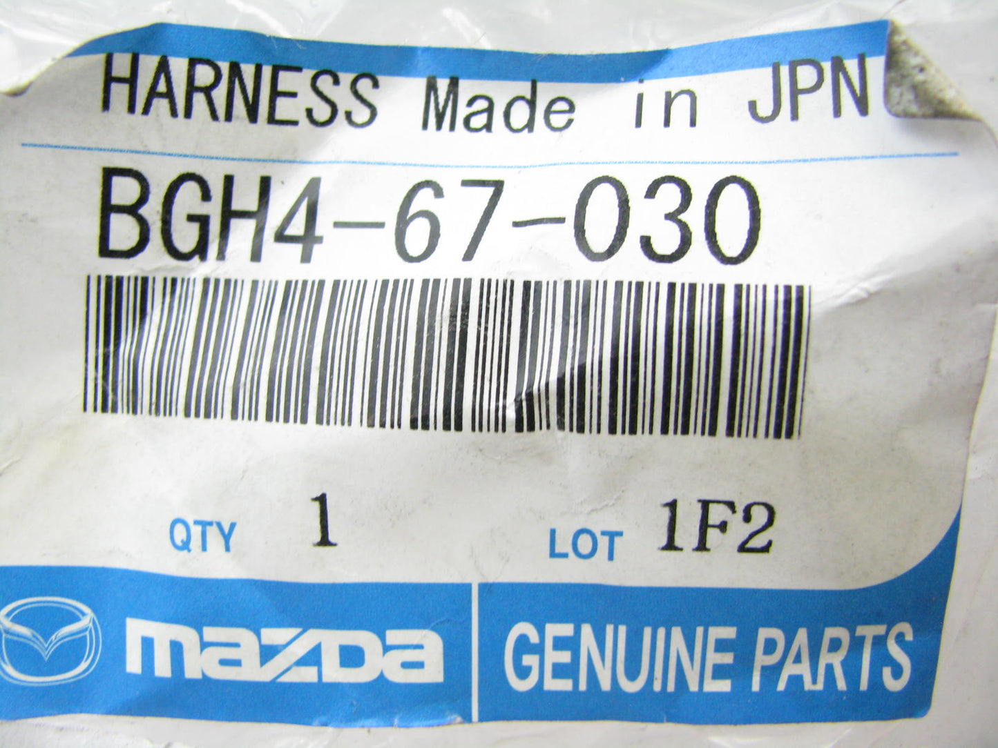 NEW - OEM Mazda BGH467030 Instrument Panel Dash Wiring Harness 2010-2013 Mazda 3