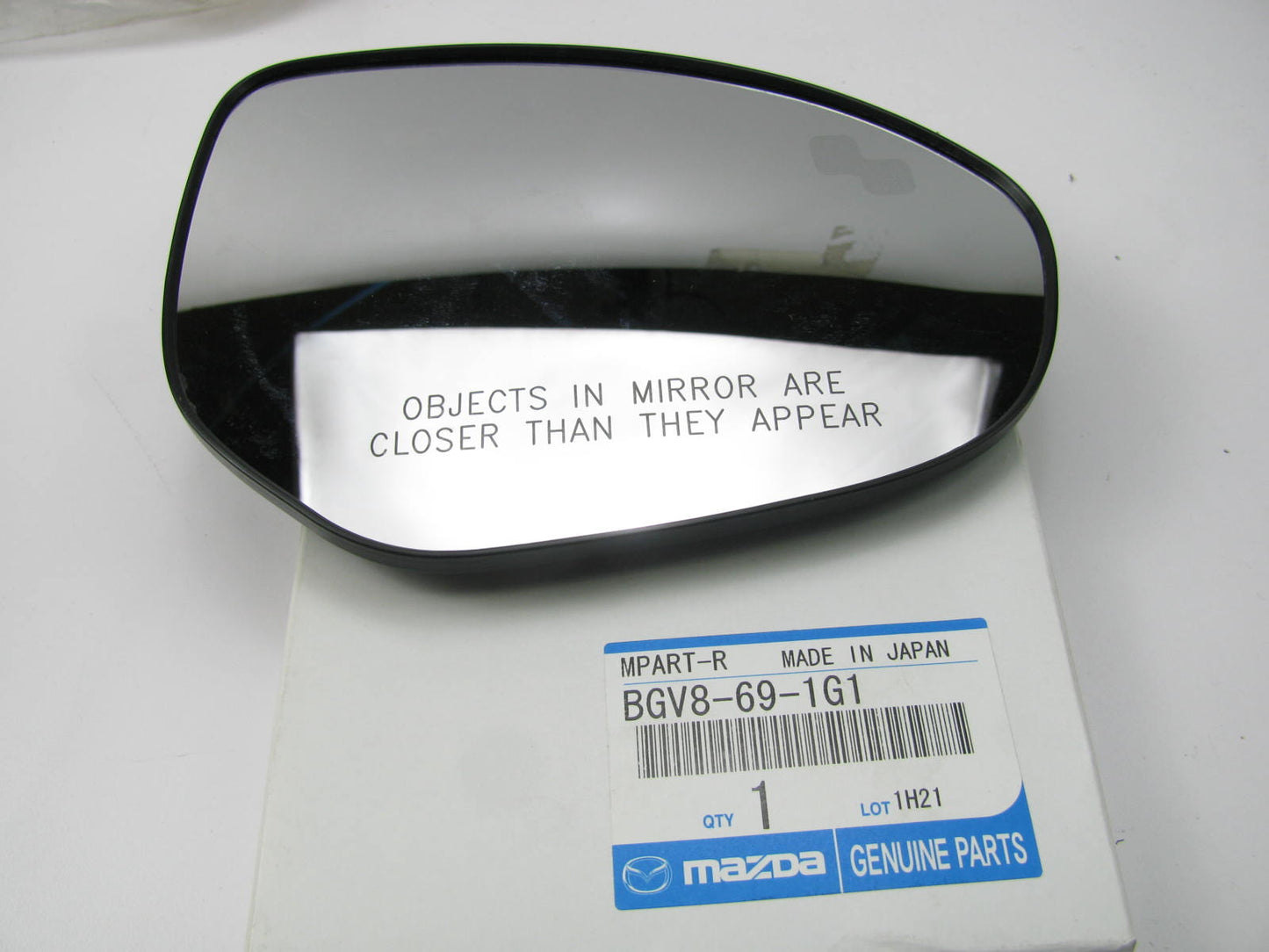 NEW GENUINE Mazda BGV8-69-1G1 Right Passenger Mirror Glass OEM 2010-2013 Mazda 3