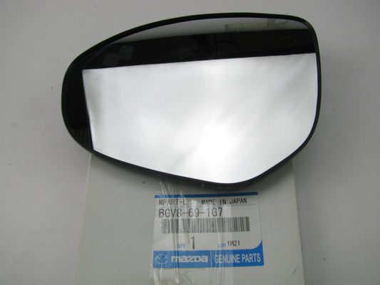 NEW GENUINE OEM Mazda BGV8691G7 LEFT Mirror Glass - 2010-2013 Mazda 3 NON-HEATED