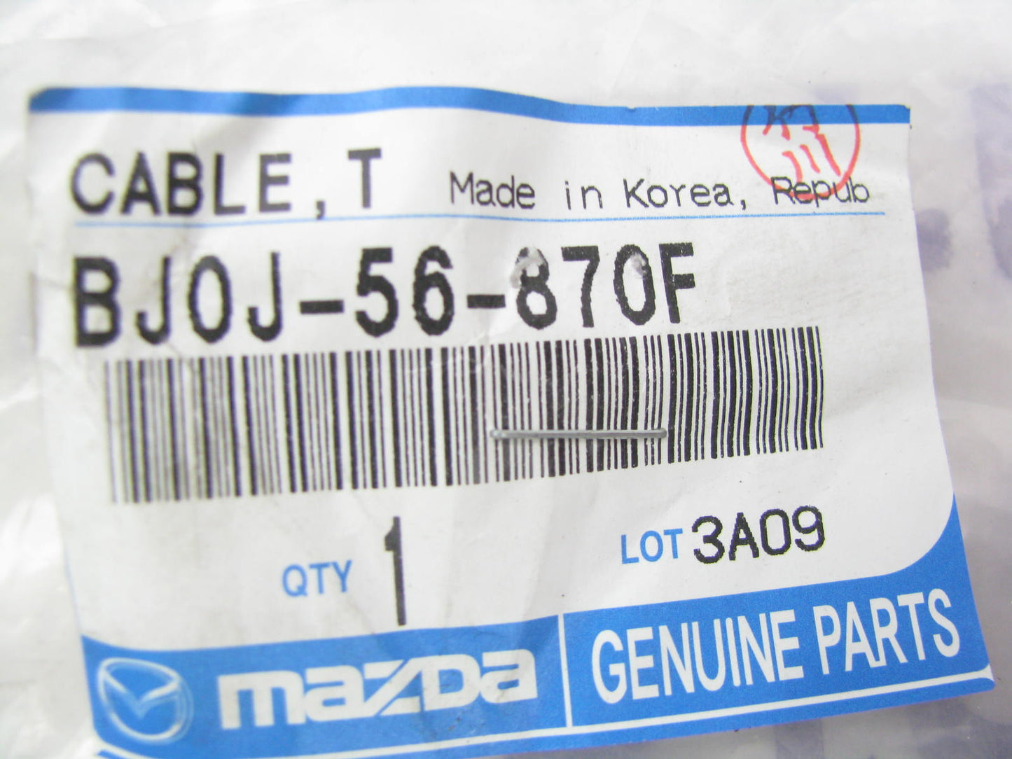 New Fuel Gas Door Lid Opener Release Cable OEM 99-03 Protege 02-03 Protege5