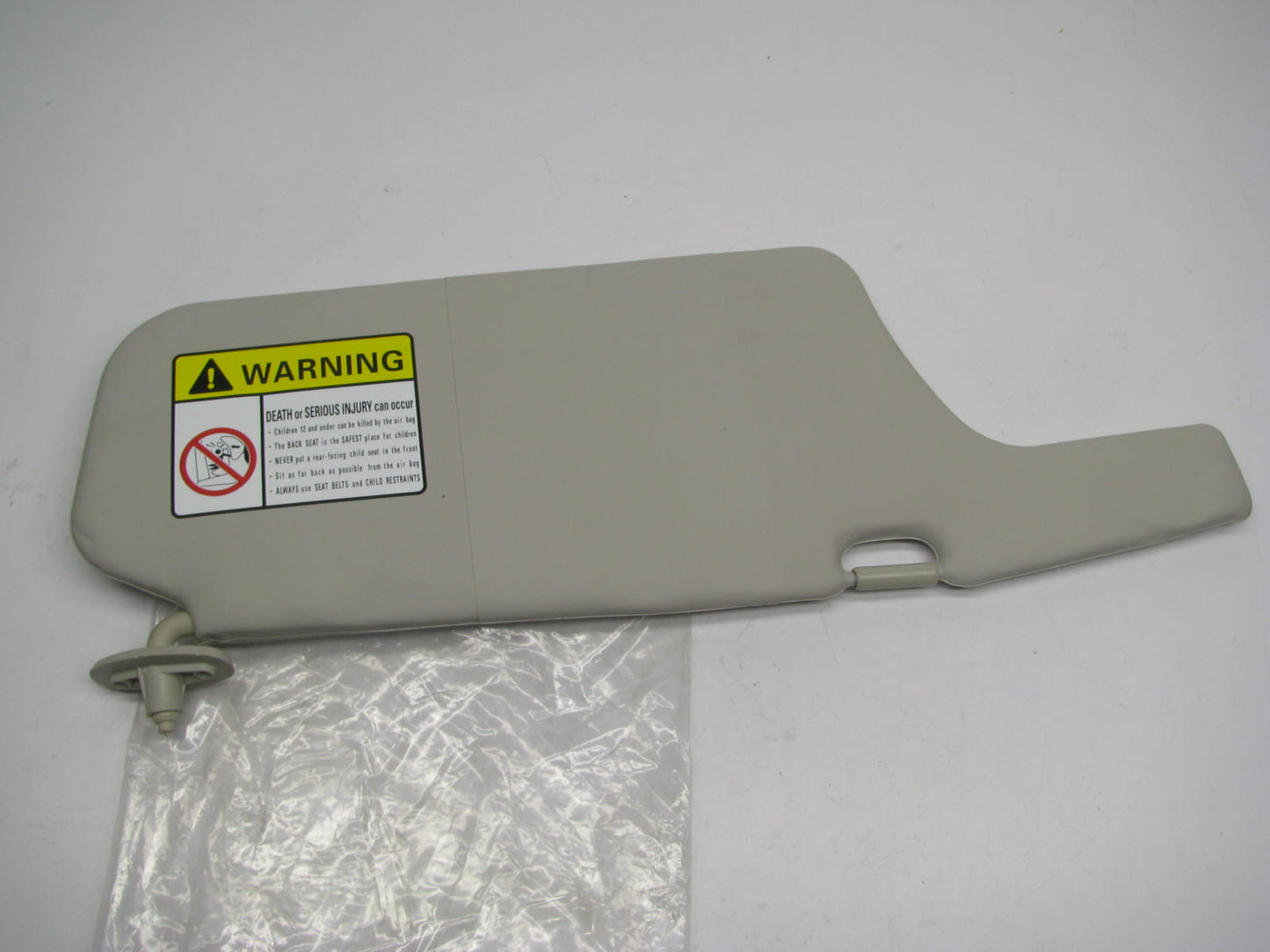 NEW - OEM BJ0W-69-320C-63 Drivers Left Sun Visor For 1999-2000 Mazda Protege