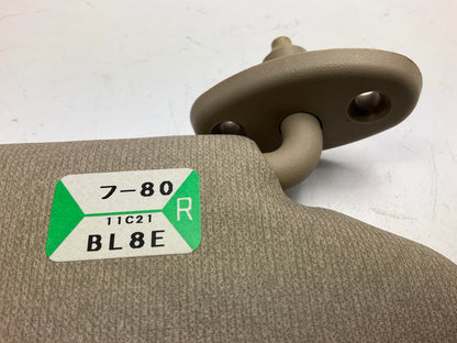 NEW OEM Mazda BL8E-69-270B-80 Right Sun Visor Beige - 01-03 Protege W/ Sun Roof