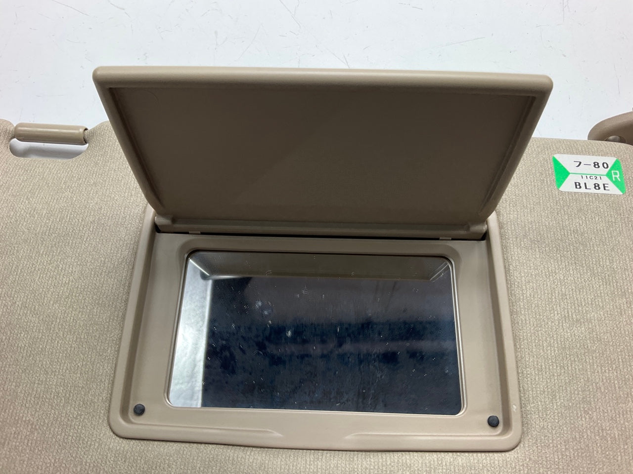 NEW OEM Mazda BL8E-69-270B-80 Right Sun Visor Beige - 01-03 Protege W/ Sun Roof