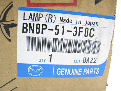 NEW - OEM Mazda BN8P513F0C Rear Right Trunk Tail Light Lamp 2004-06 Mazda3 Sedan