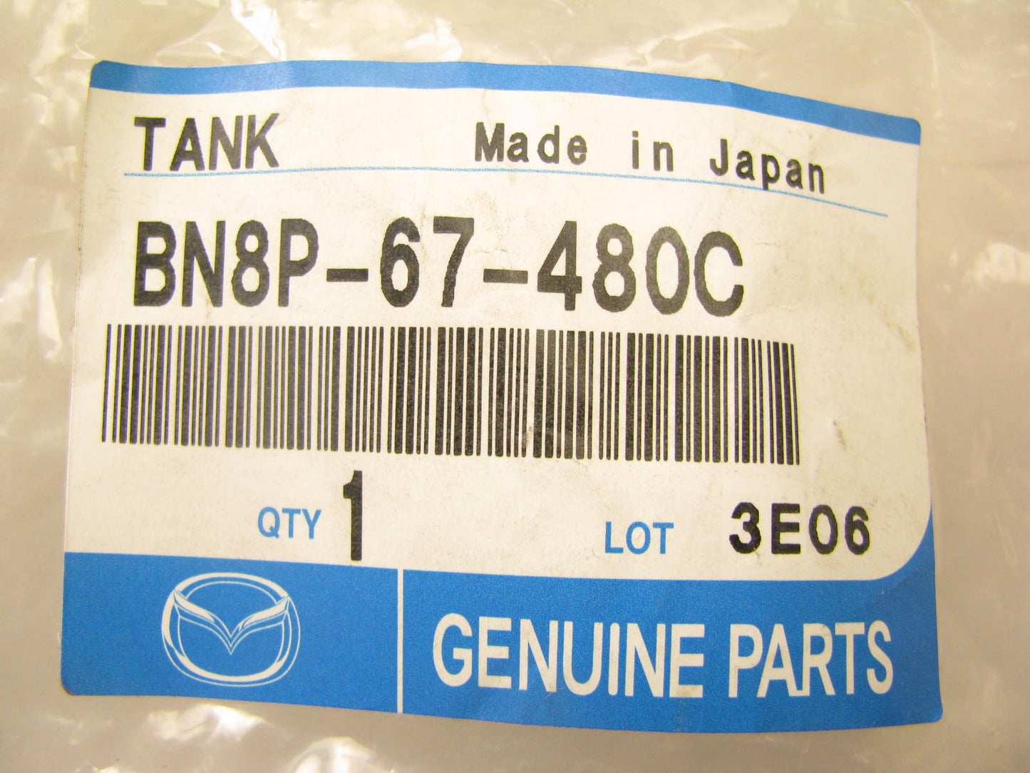 NEW - OEM BN8P67480C Windshield Washer Reservoir Tank 2004-2009 Mazda 3 Sedan