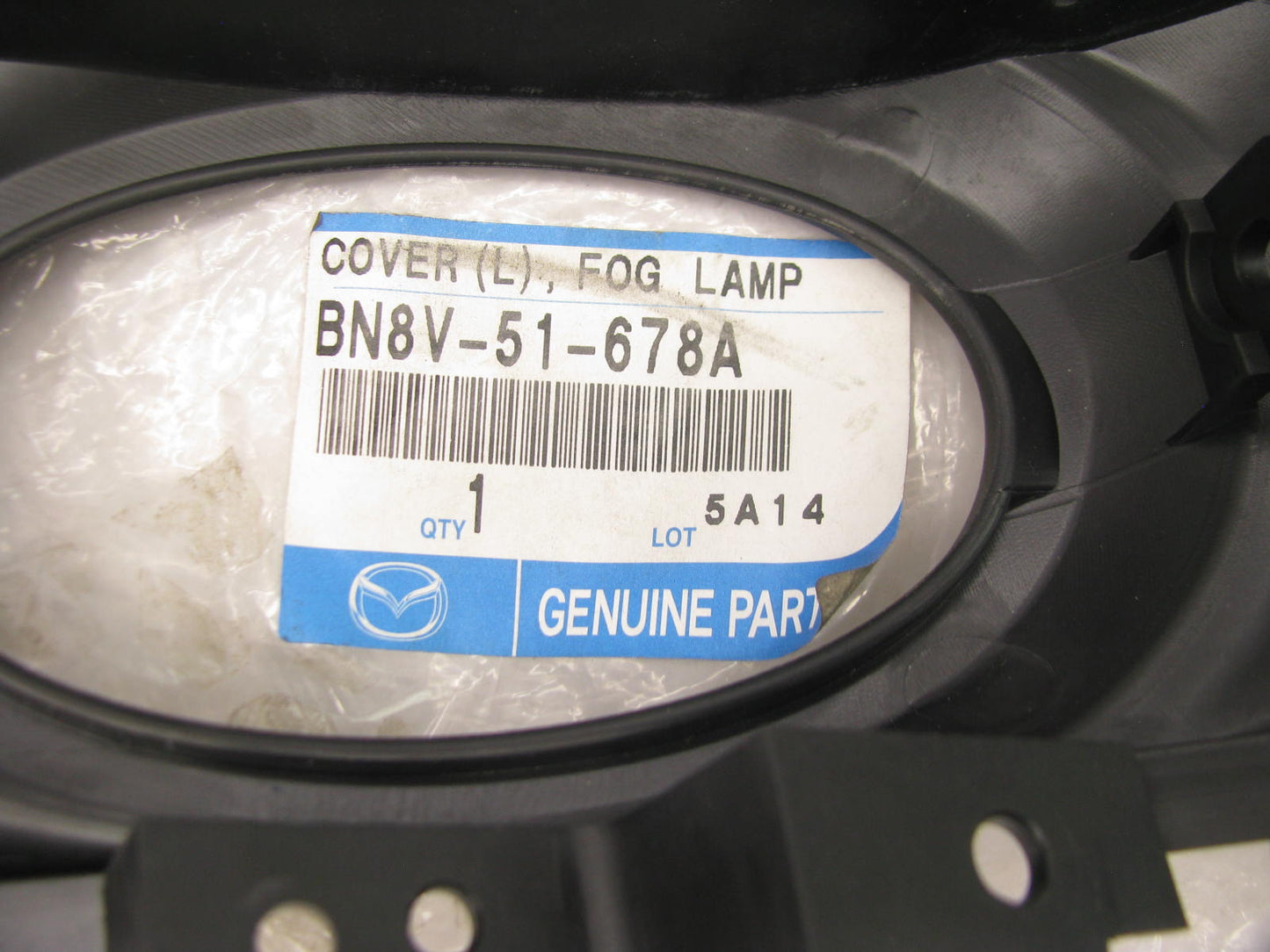 NEW - OEM Mazda BN8V51678A Front Left Fog Light Lamp Cover 2004-2006 3