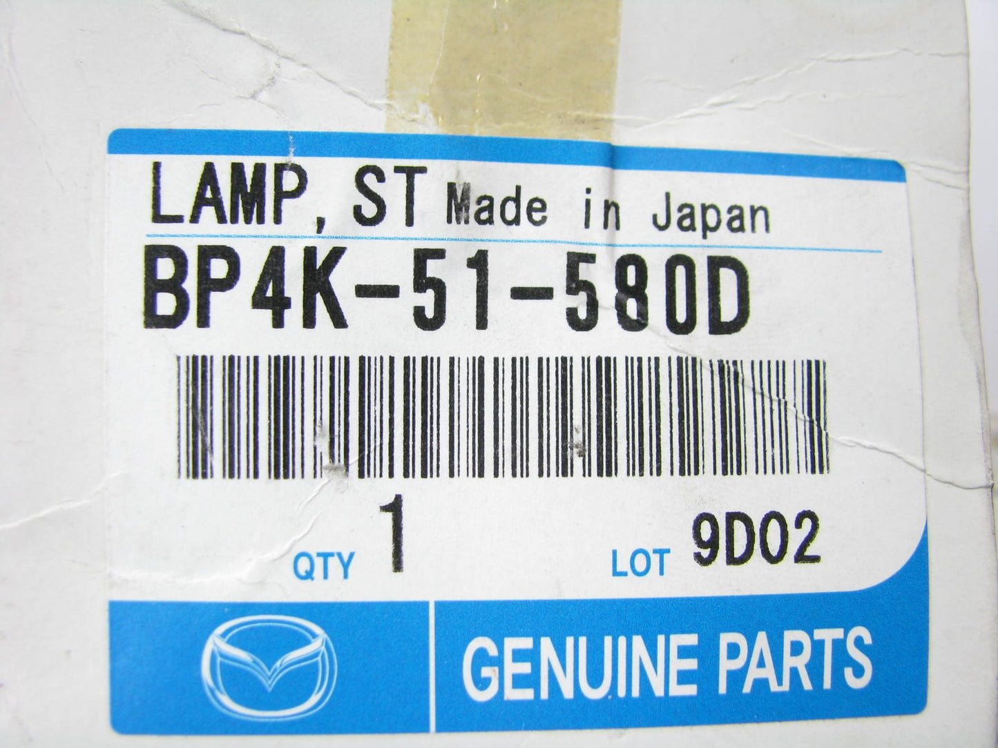 NEW - OEM BP4K51580D Center High Mount Brake Light Lamp 04-09 Mazda 3 HATCHBACK