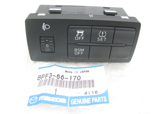 NEW - OEM BPF366170 Combination BSM Light Rheostat Switch For 2014-2016 Mazda 3
