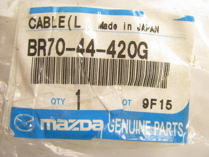 NEW OEM Mazda BR70-44-420G Rear Left Parking Brake Cable - 1990-94 Protege, 323