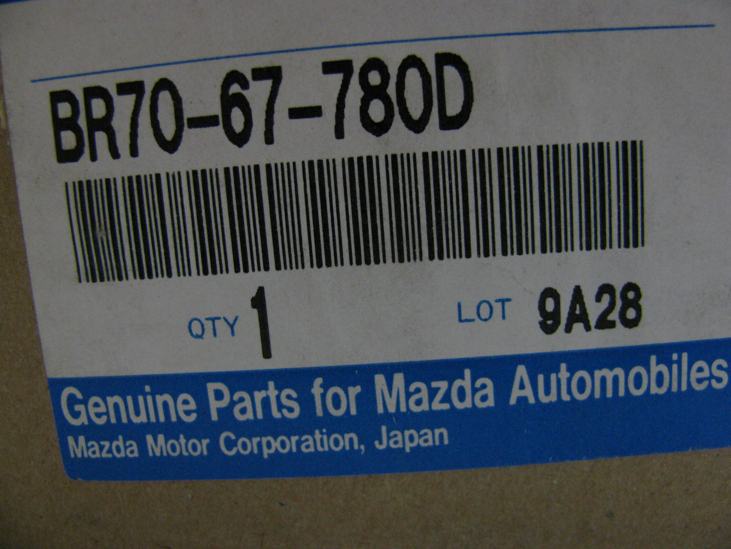 NEW GENUINE OEM Mazda BR7067780D Body Control Relay Box Module