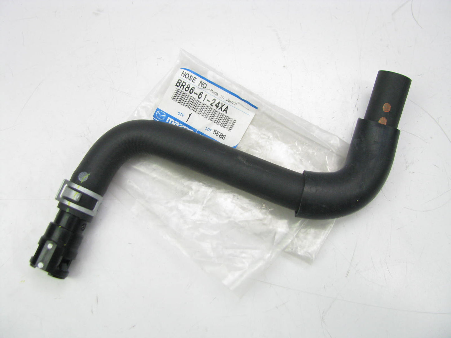 NEW - OEM Mazda BR866124XA Right HVAC Molded Heater Hose 1990-95 323 92-93 MX-3