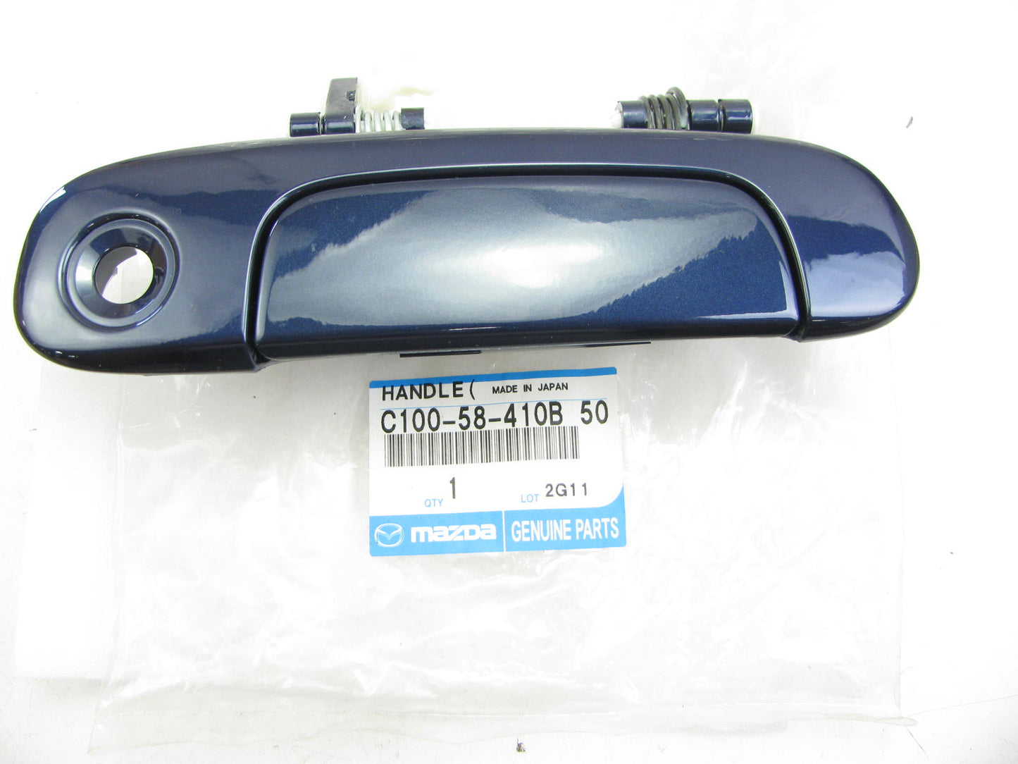 Mazda C100-58-410B50 FRONT RIGHT EXTERIOR Door Handle 02-03 Protege SUPREME BLUE