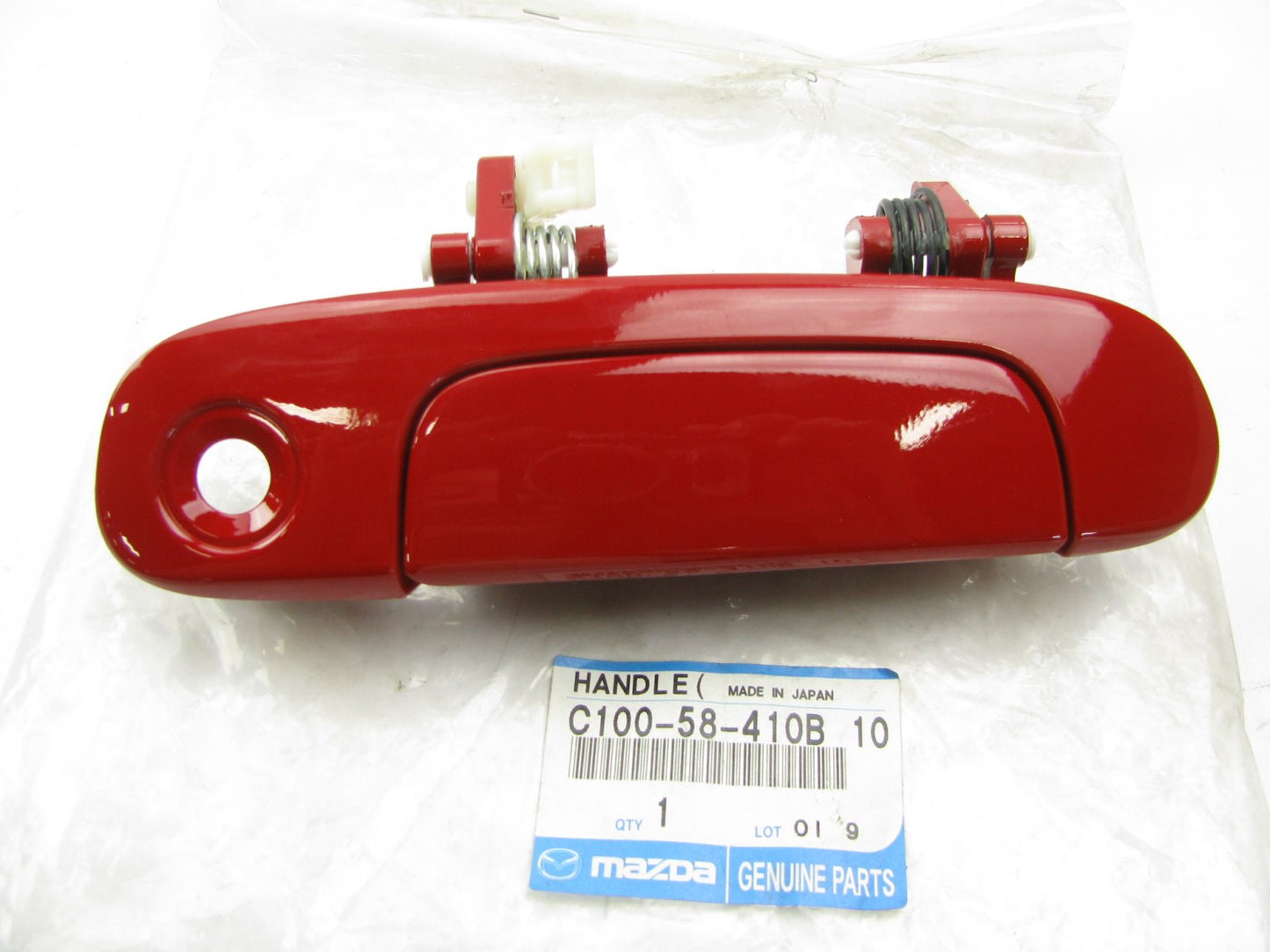 NEW GENUINE FRONT RIGHT Exterior Door Handle OEM For 02-03 Mazda Protege RED