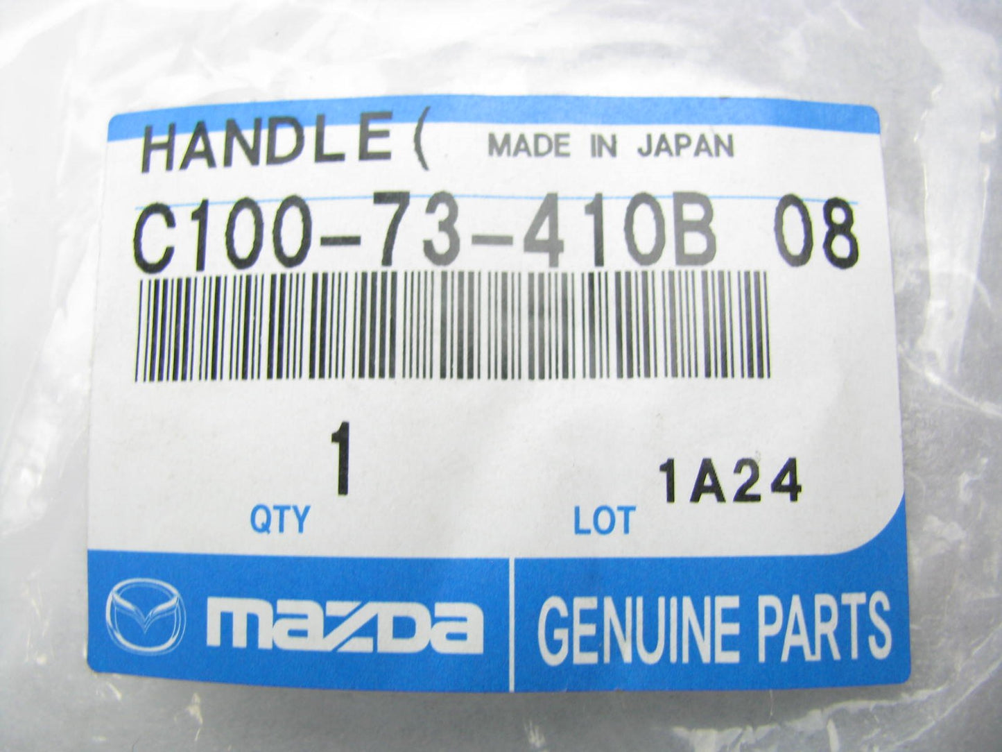 NEW Rear Left Side Exterior Door Handle OEM - 2001-03 Protege BLACK C10073410B08