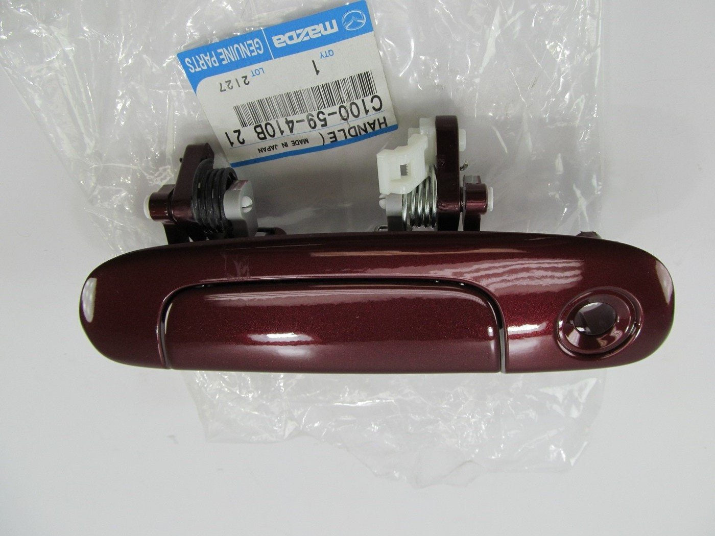 NEW 01-03 Mazda Protege Front Left Drivers Side Exterior Door Handle GARNET RED