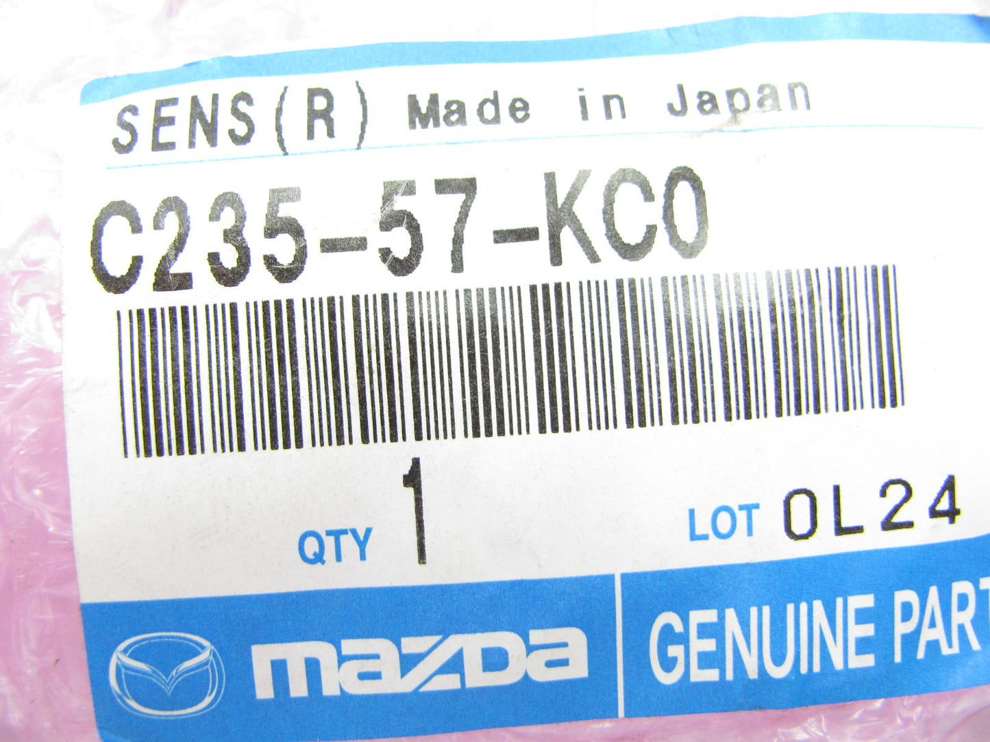 NEW - OEM GENUINE C235-57-KC0 REAR RIGHT SRS Crash Sensor 2006-10 Mazda 5