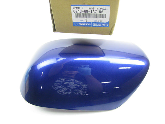 NEW GENUINE Left Side Mirror Cap Cover Aurora Blue OEM 2007-2009 Mazda CX-7