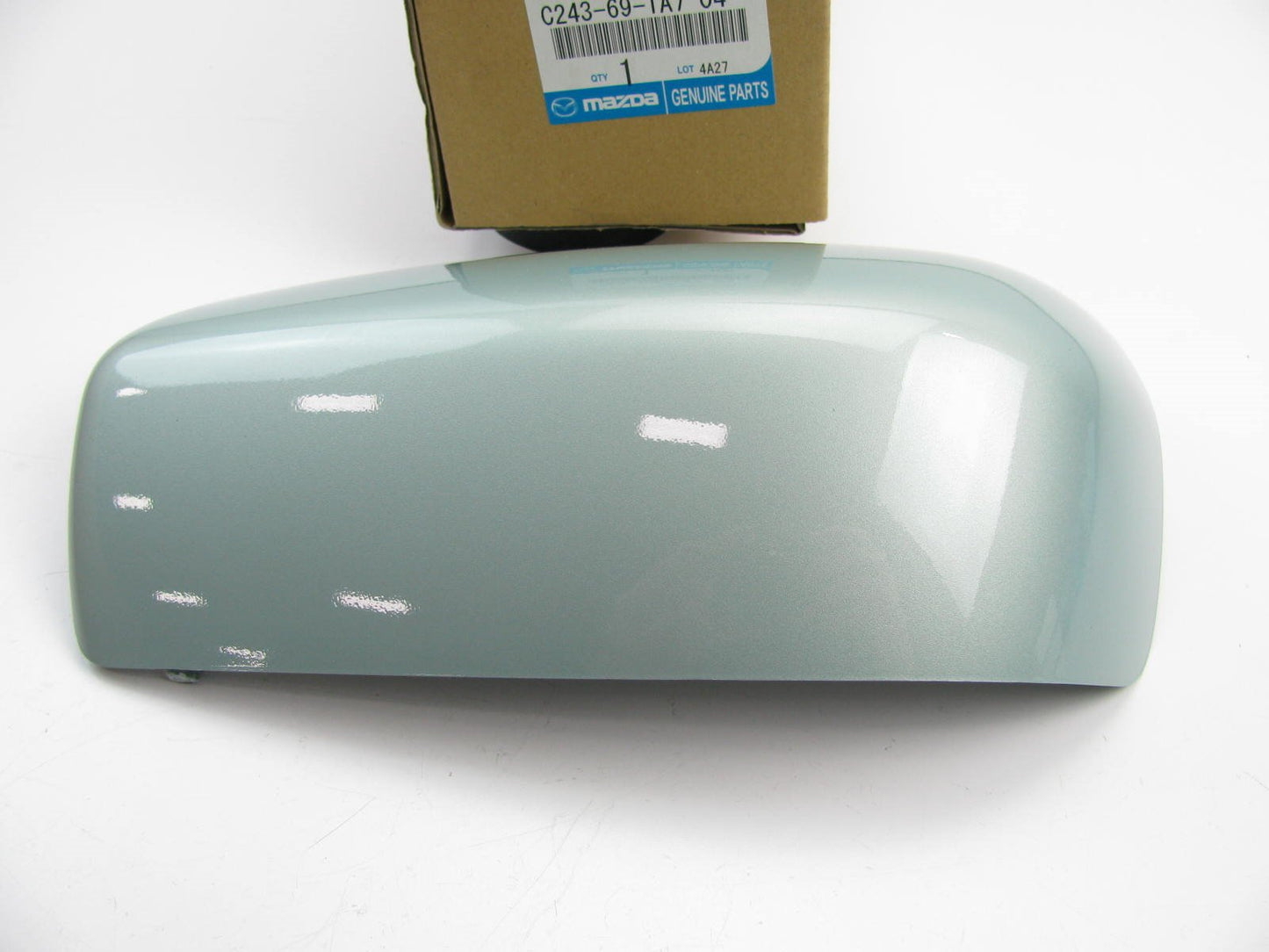 New LEFT Door SILVER Outside Mirror Housing Cover Cap OEM For 2006-2007 Mazda 5