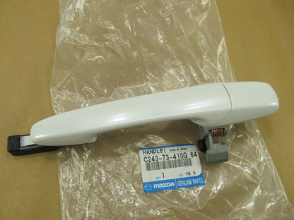NEW - OEM C24373410G64 Rear Left Outside Door Handle 2006-2007 Mazda 5 SNOWFLAKE