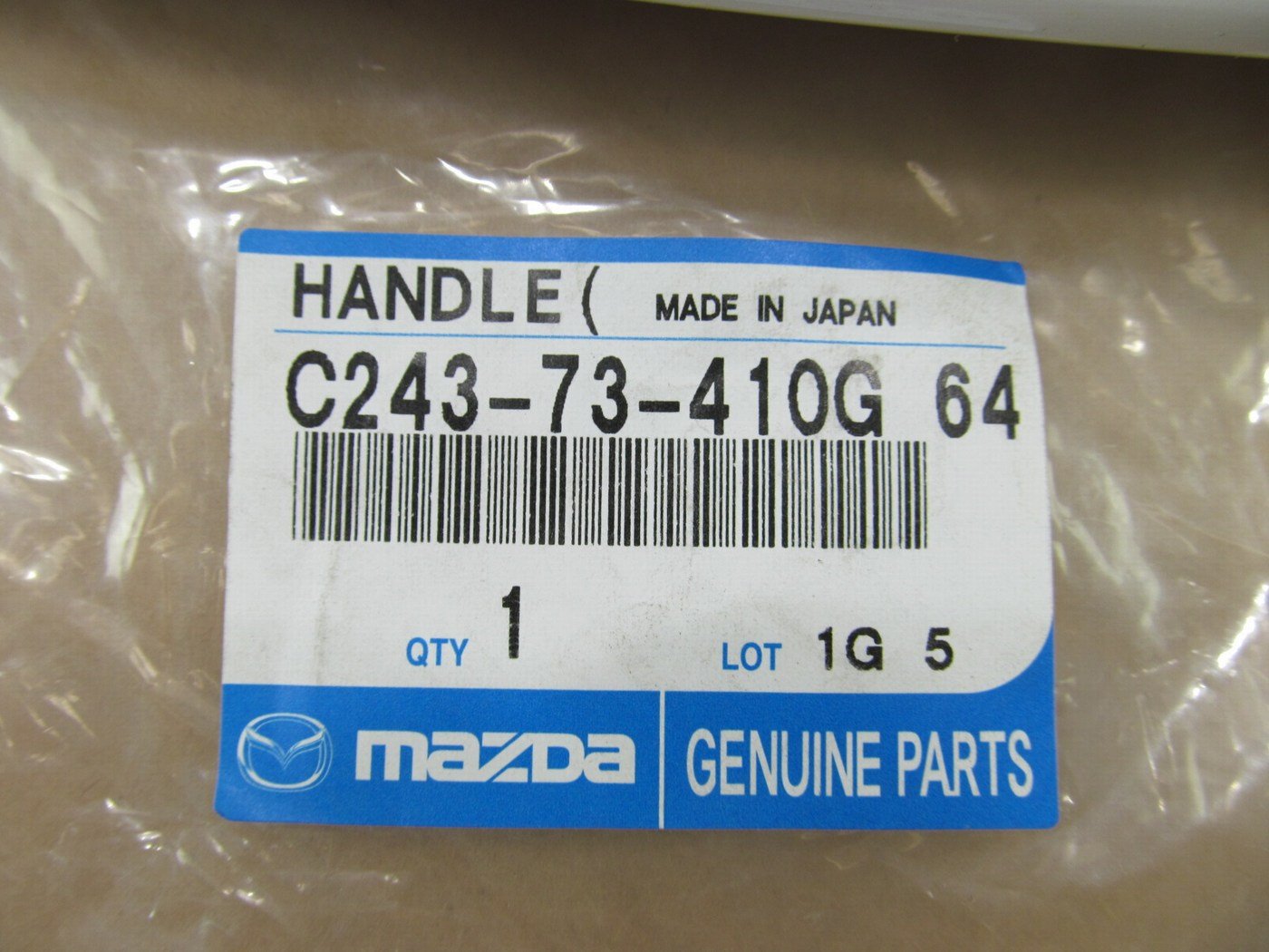 NEW - OEM C24373410G64 Rear Left Outside Door Handle 2006-2007 Mazda 5 SNOWFLAKE