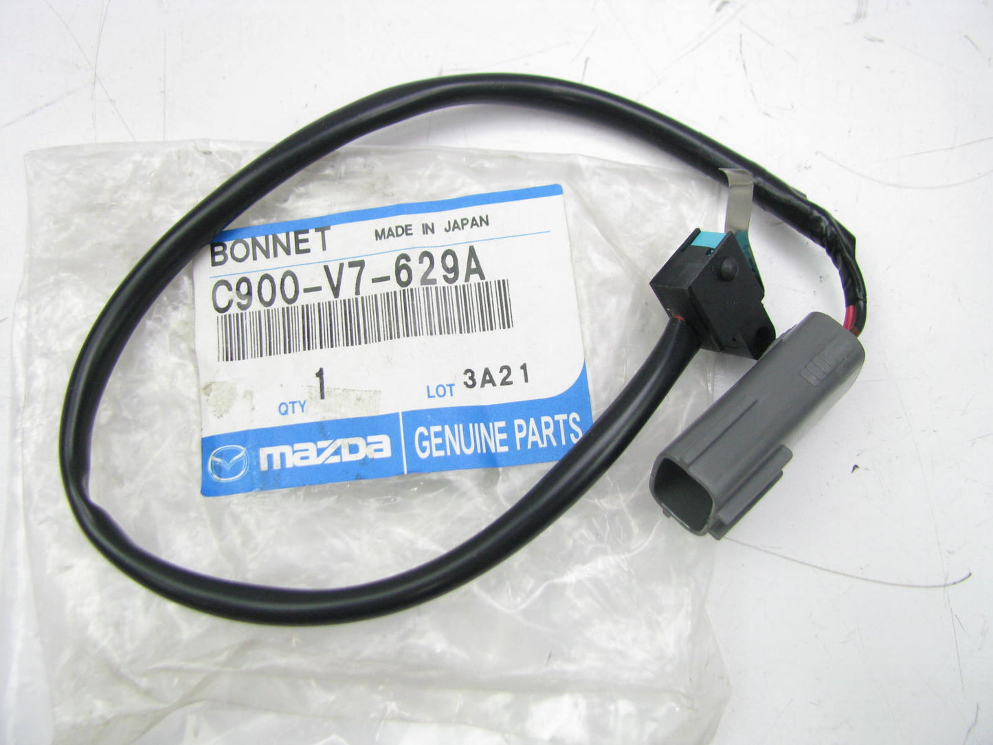NEW - OEM Mazda C900-V7-629A Remote Engine Start Hood Switch 2010-13 3 2009-13 6