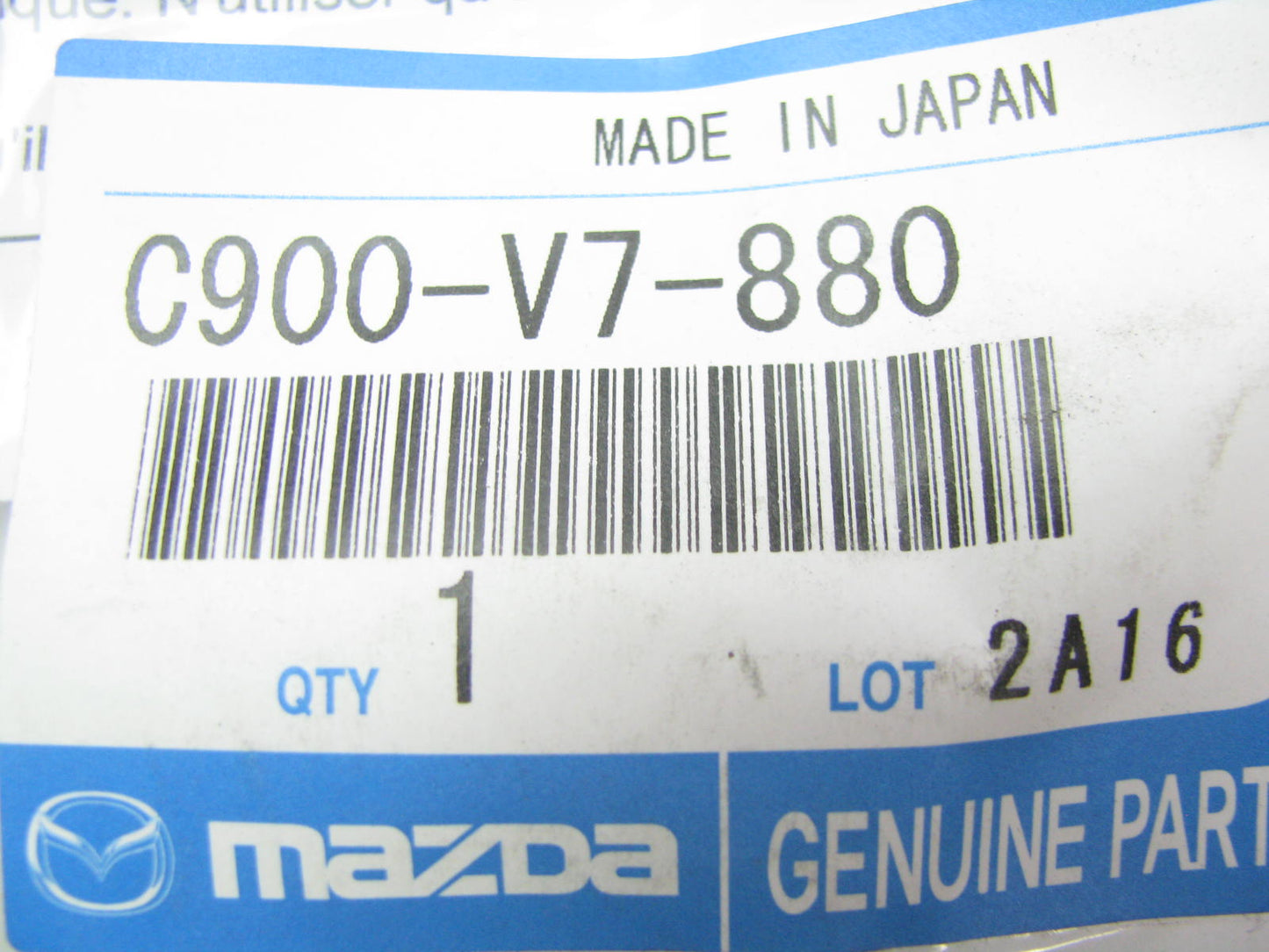 NEW - OEM Mazda C900-V7-880 Cigarette Lighter 2009-2012 CX-7