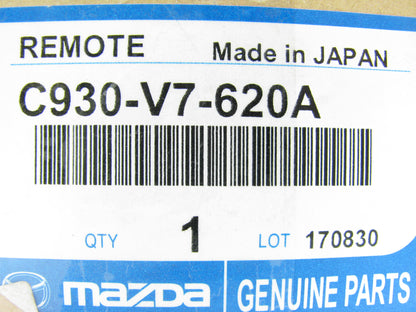 NEW GENUINE OEM Mazda C930-V7-620A Remote Engine Start Install Kit - AUTO TRANS