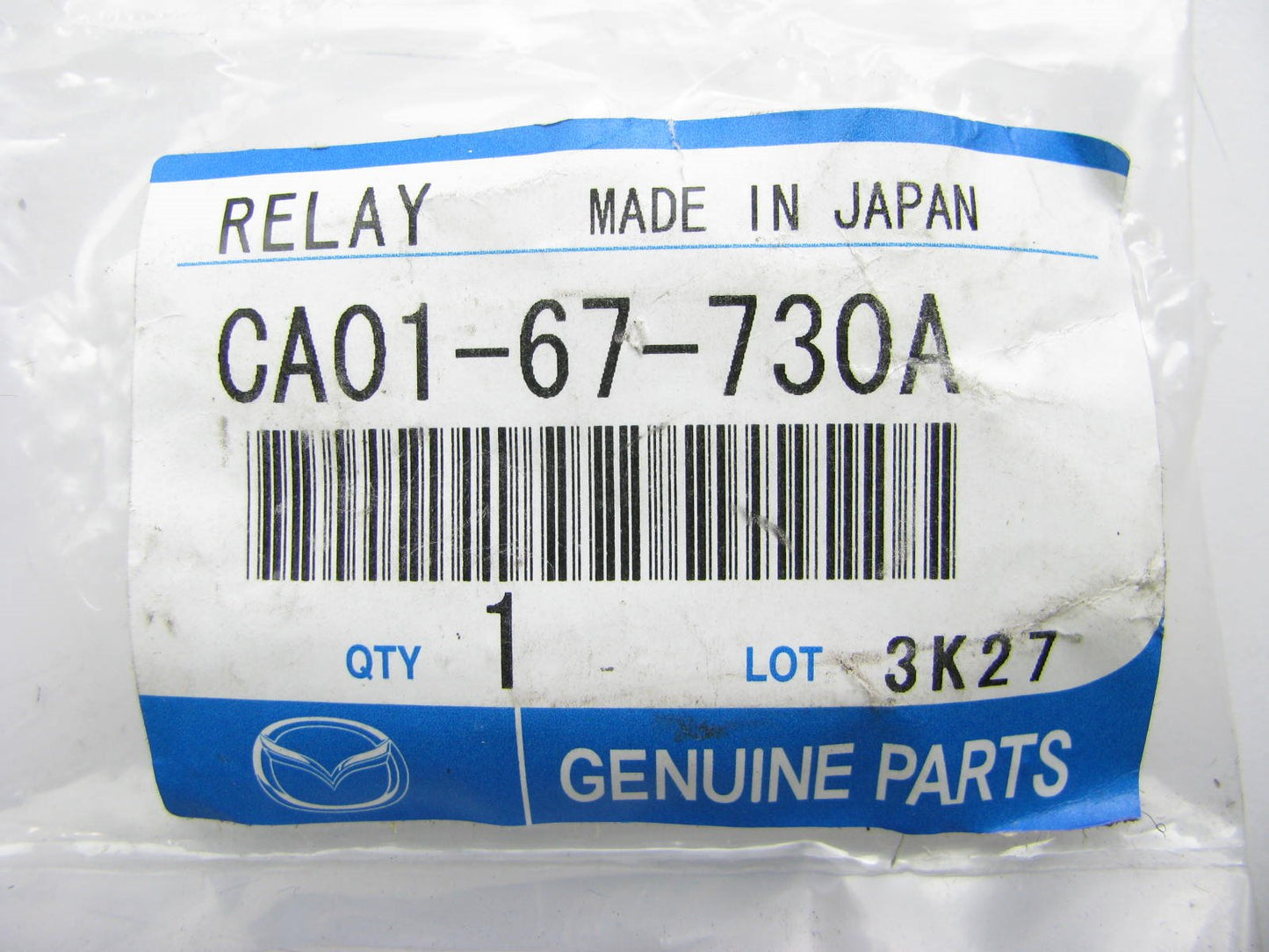 NEW - OEM GENUINE MAZDA CA0167730A Engine Cooling Fan Motor Relay
