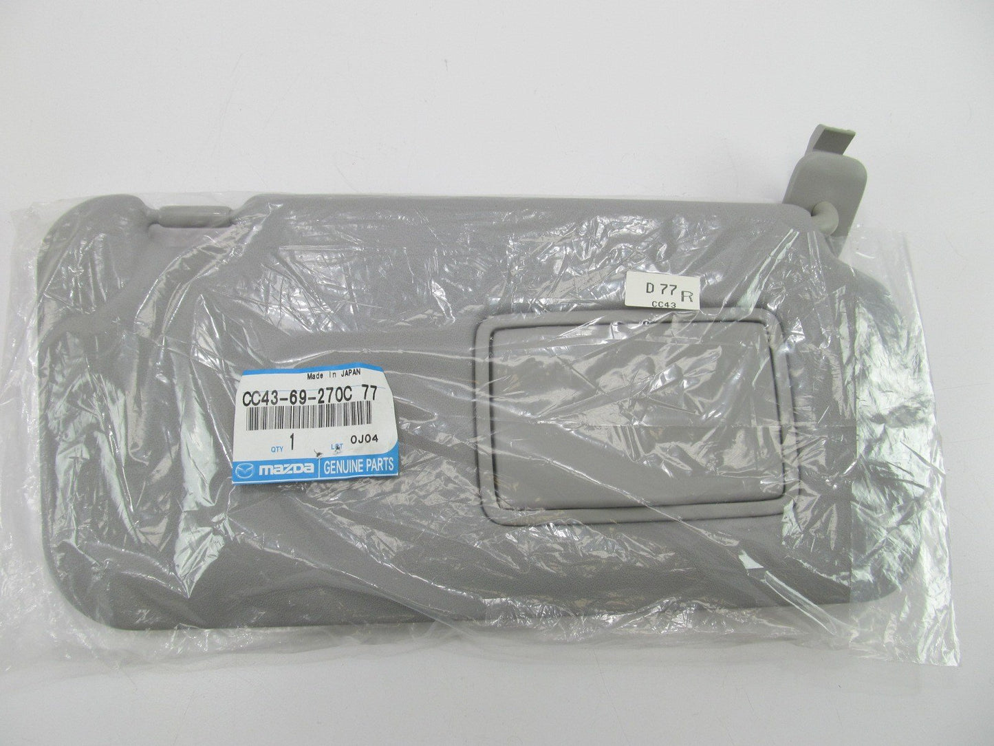 NEW - OEM Mazda CC4369270C77 Front Right Passenger Side Sun Visor