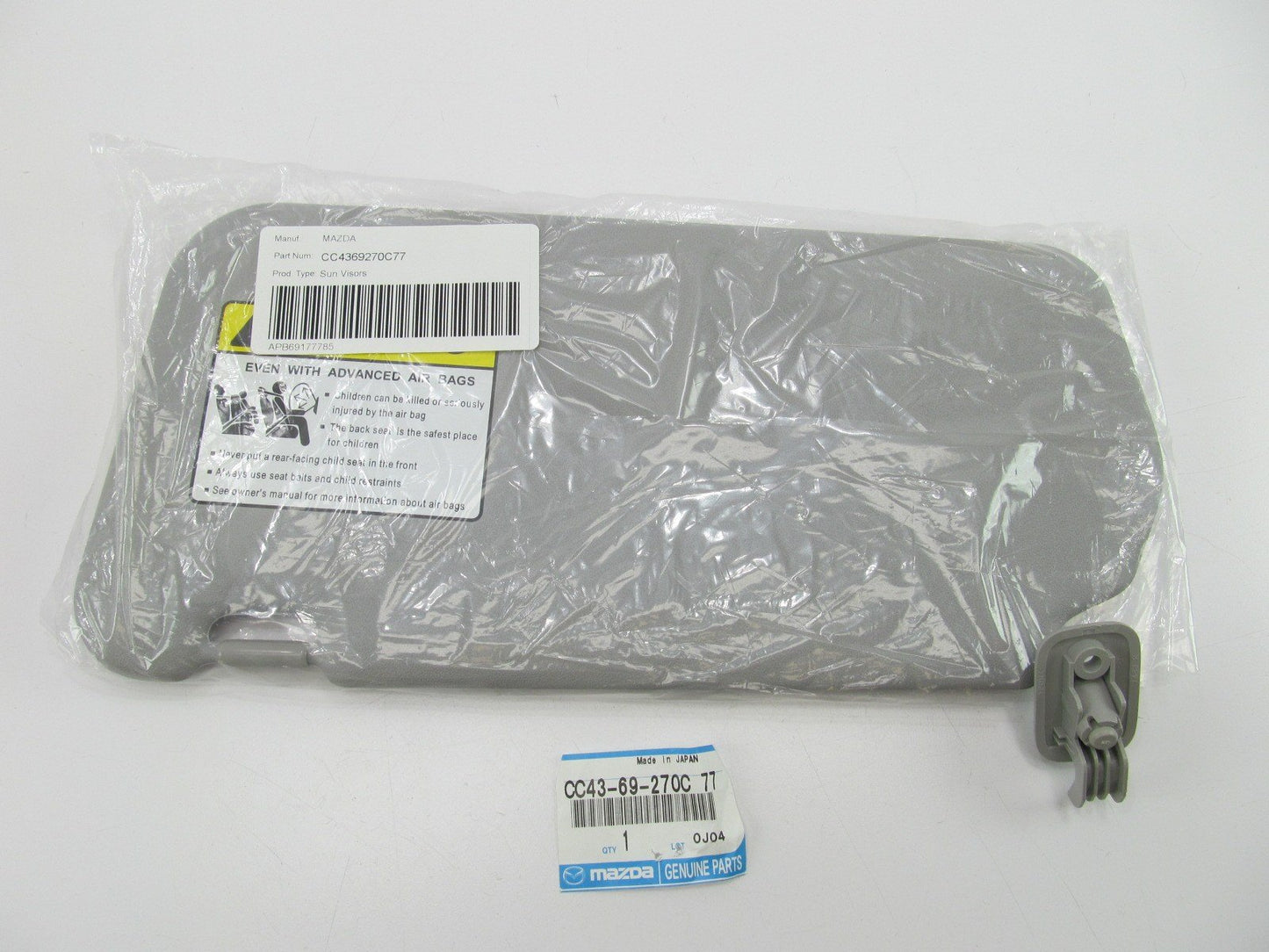 NEW - OEM Mazda CC4369270C77 Front Right Passenger Side Sun Visor 06-07 Mazda5