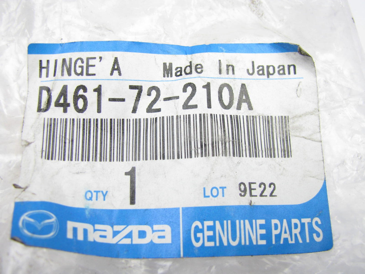 NEW GENUINE REAR RIGHT UPPER Door Hinge OEM For Mazda D46172210A