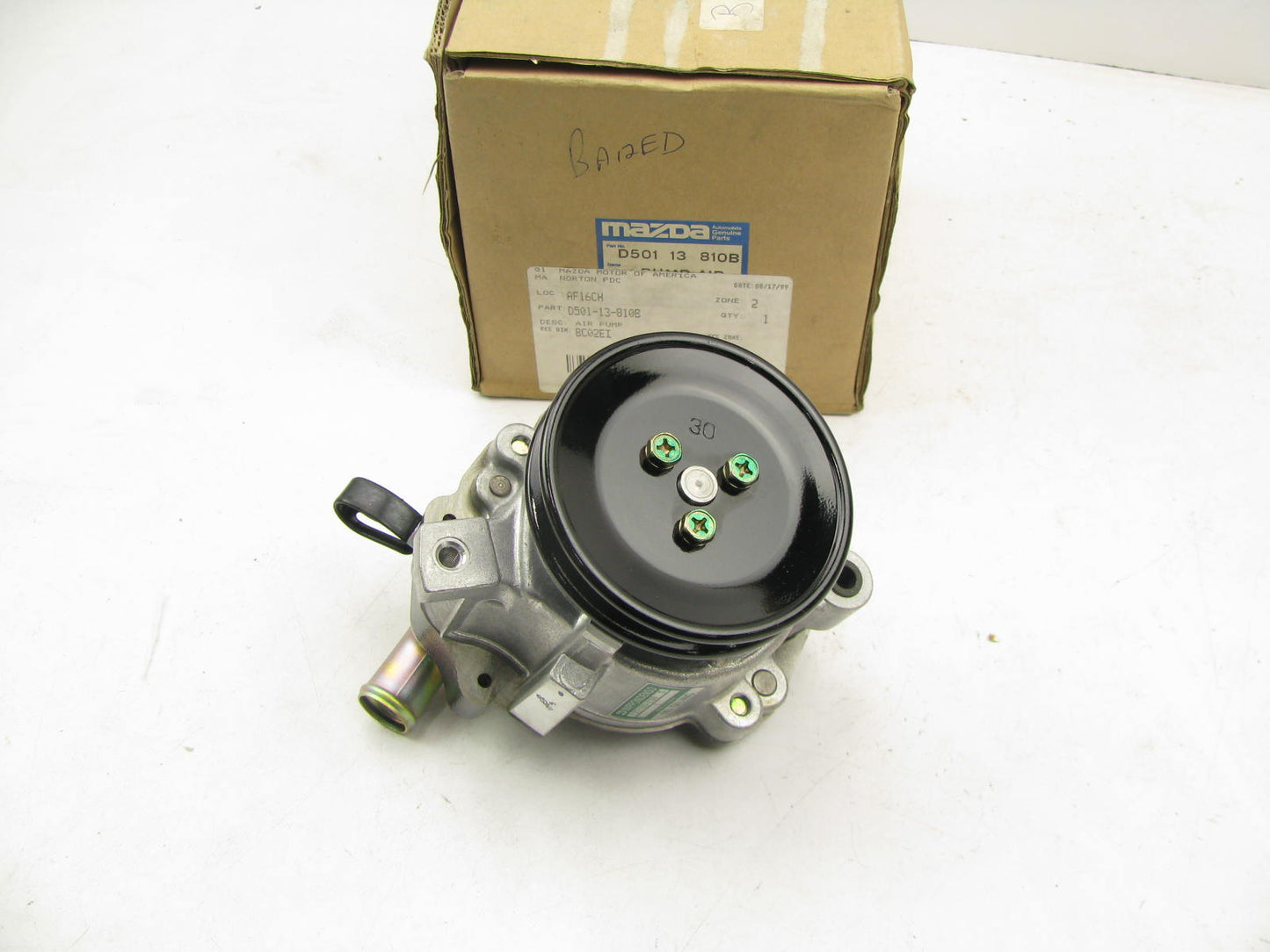 NEW GENUINE OEM D501-13-810B Secondary Smog Air Pump 1981-1985 Mazda GLC