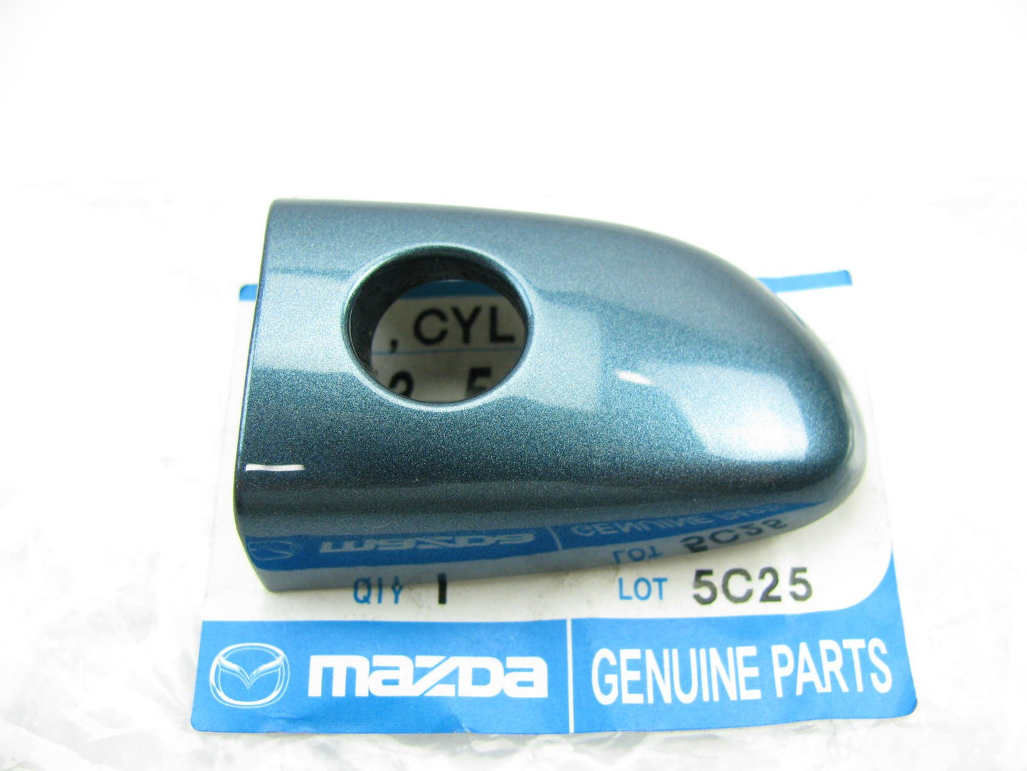 New Front Right GUNMETAL BLUE Exterior Door Handle Cover Cap For 2010-11 Mazda 3