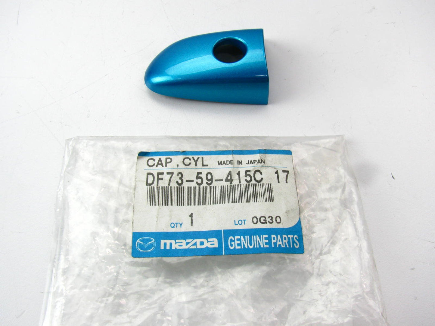 New FRONT LEFT Door Outside Handle Cover Cap BLUE OEM For 2010-2011 Mazda 3