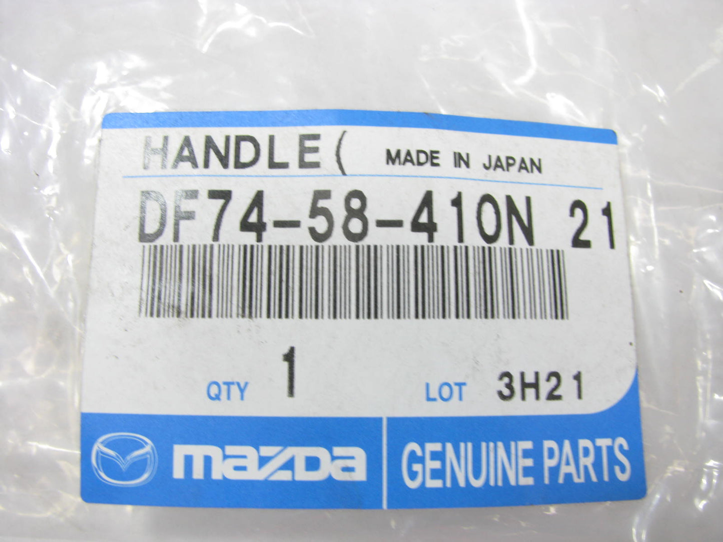 NEW GENUINE OEM DF7458410N21 FRONT RIGHT Exterior Door Handle 13 Mazda 3 INDIGO