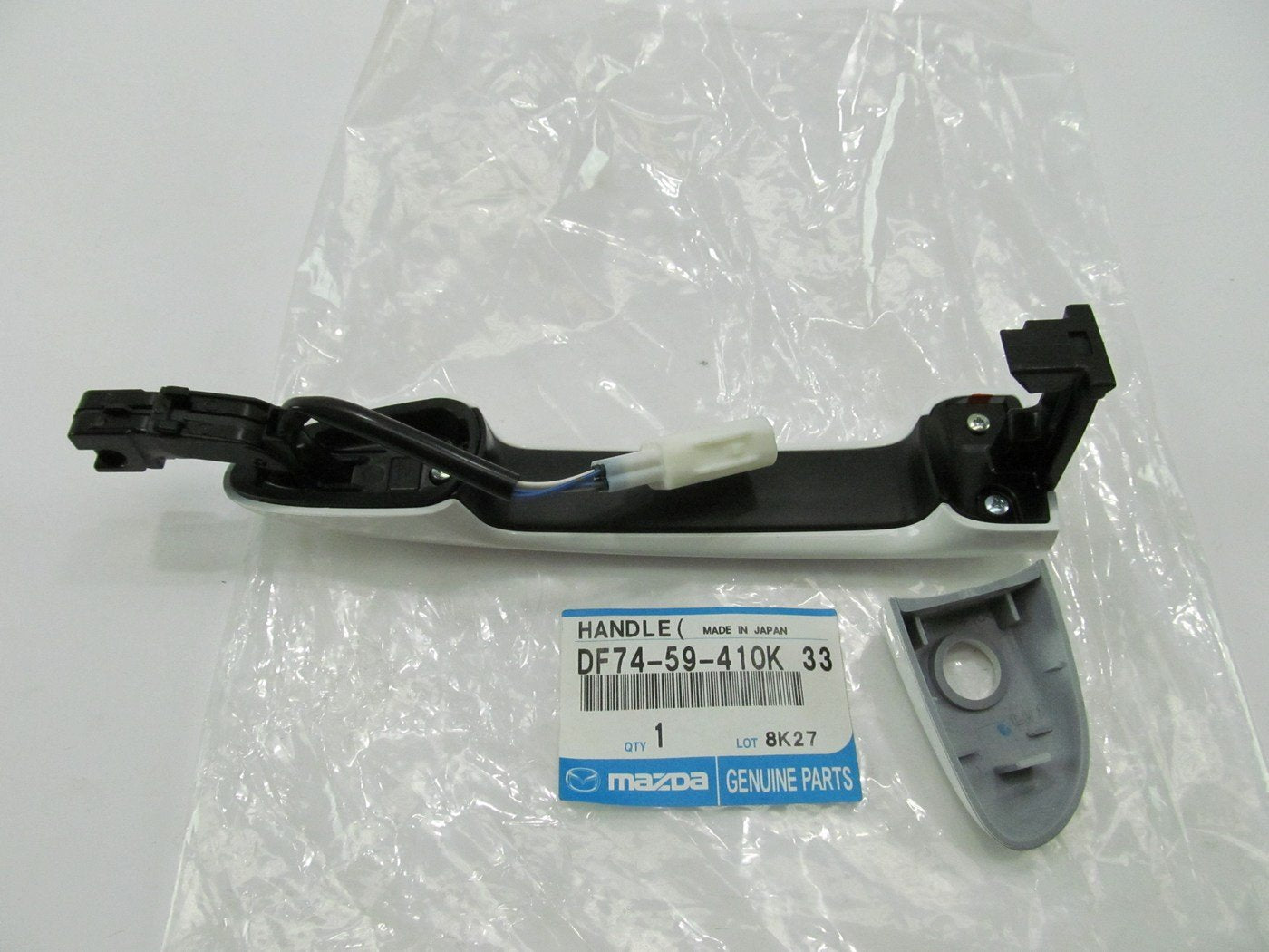 NEW GENUINE Front Left Exterior White Outside Door Handle OEM Mazda DF7459410K33