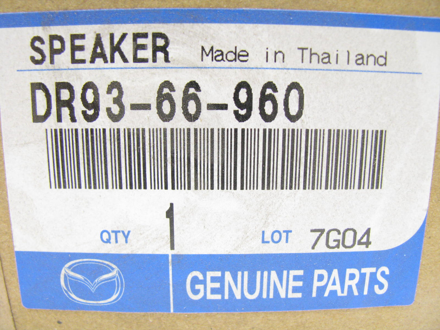 NEW OEM Mazda Left Rear Or Right Rear Door Speaker - 11-14 Mazda 2  DR93-66-960