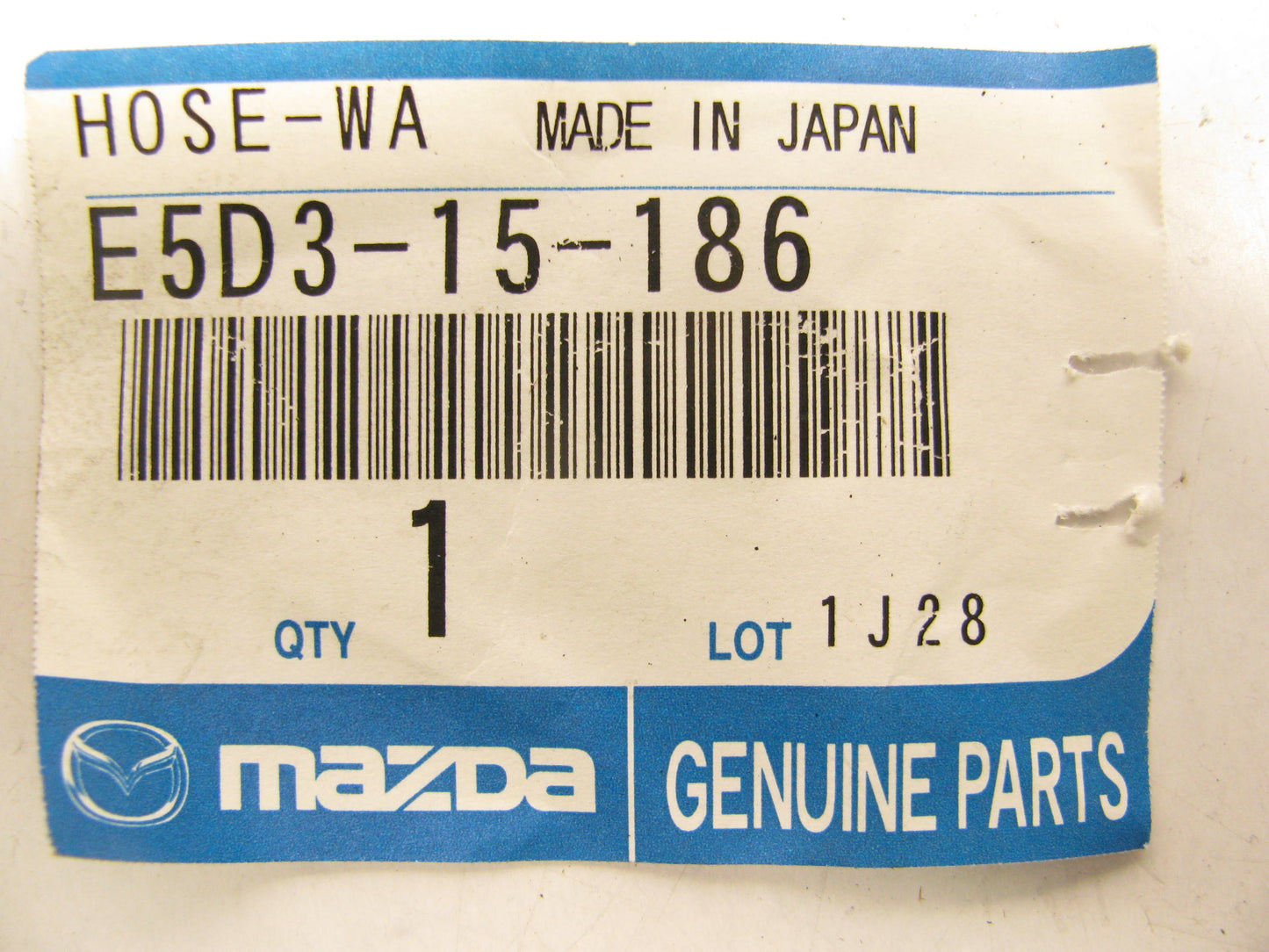 New OEM Mazda E5D3-15-186 Radiator Coolant Hose Upper 86-89 323 Protege 1.6L