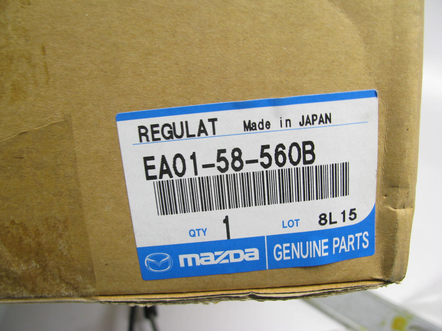 NEW - OEM EA01-58-560B Front Right Manual Window Regulator For 92-95 Mazda MX-3