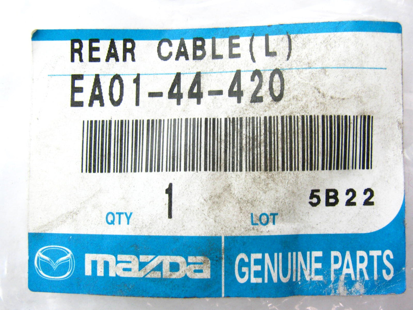 EA0144420 New Genuine Rear Left Parking Brake Cable OEM For 1992-1996 Mazda MX-3