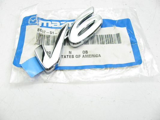 NEW - OEM GENUINE Mazda EC37-51-771A REAR Liftgate *V6* Emblem 2005-2006 Tribute