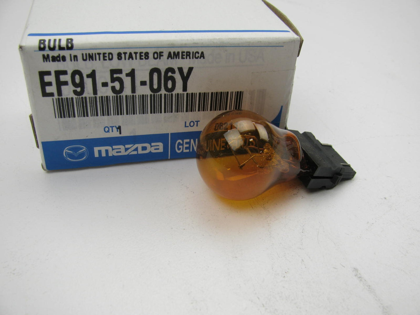 NEW OEM Mazda 3157A Light Bulb EF91-51-06Y Turn Signal Light Bulb, Amber