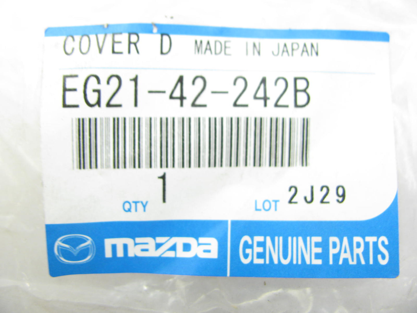 NEW - OEM Mazda EG21-42-242B Fuel Filler Neck Insulator 2007-2012 CX-7