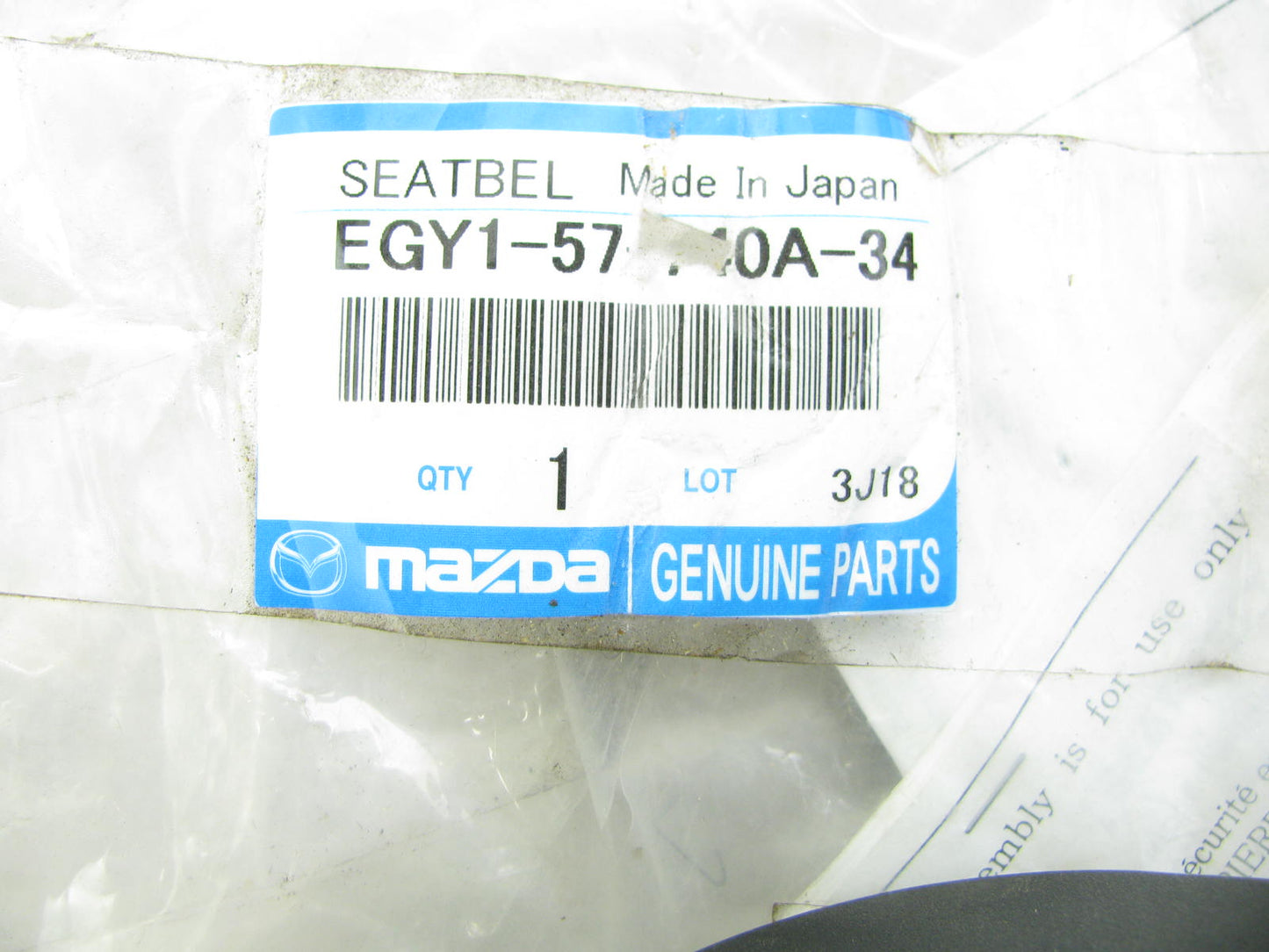 NEW - OEM Mazda EGY1-57-740A-34  Rear Left Seat Belt Retractor 2007-2009 CX-7