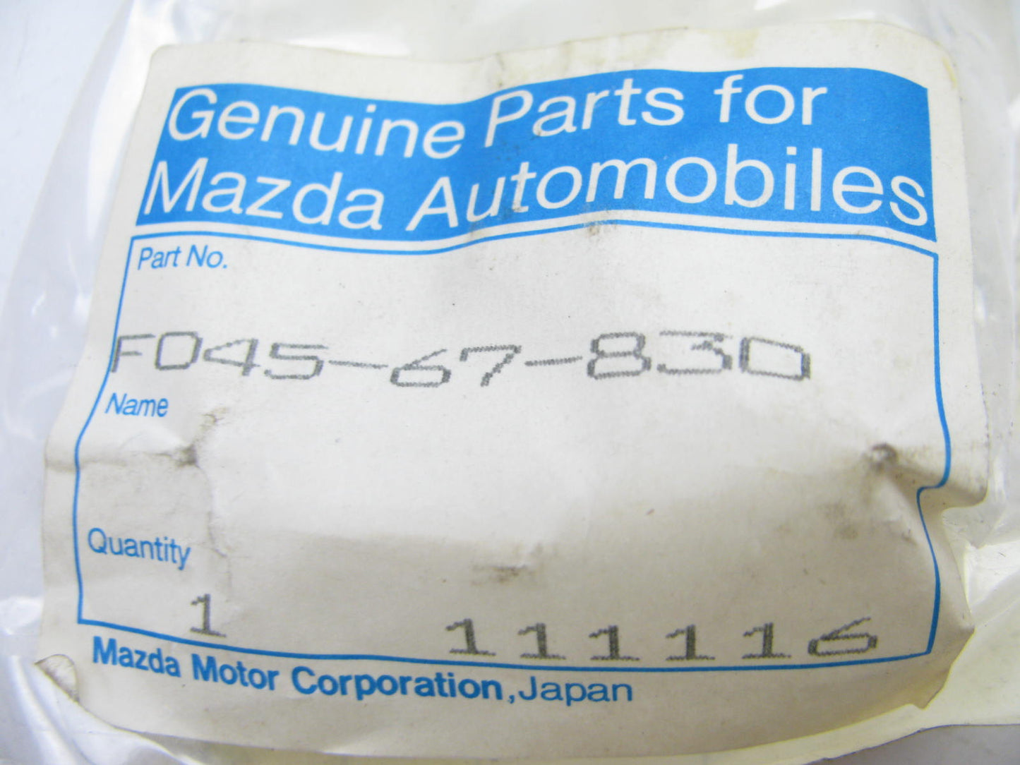NOS - OEM Mazda F045-67-830 Door Lock Timer Unit Module For 1985-1987 RX-7